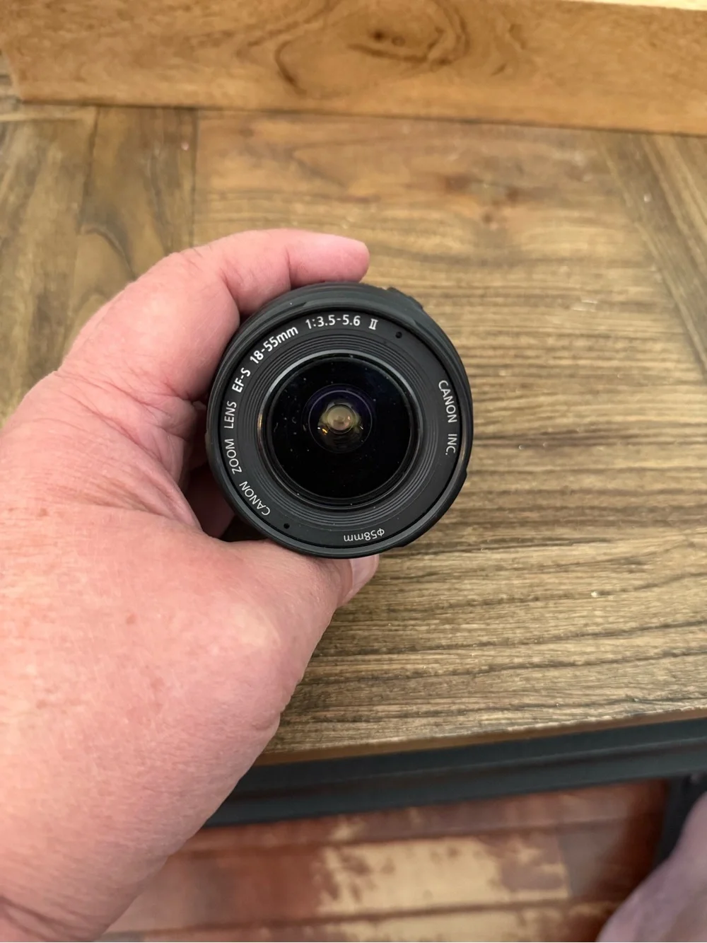 Canon EFS 18-55 mm Black Camera Lens with Branded Cap